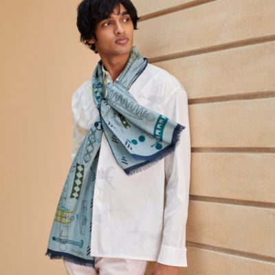 ブルー - メンズ, ネクタイ・スカーフ・マフラー, マフラー